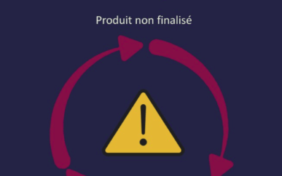 Pas de produit finalisé, pas de traction. Pas de traction, pas de financement pour développer son produit ↓