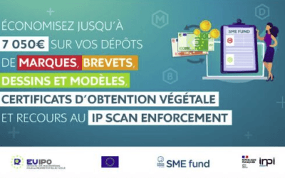 💡 Bonne nouvelle pour les startups et PME ! Réduisez vos dépenses en propriété intellectuelle. Le programme SME Fund est de retour !