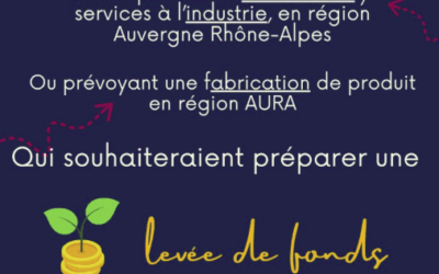 🚨Vous êtes une start-up ou PME industrielle, ou portant sur les services à l’industrie 🏭, en Auvergne Rhône-Alpes, ou vous souhaitez fabriquer votre produit en AURA⚙️.